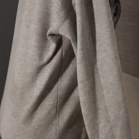 Long sleeved Crop Top sweatshirt w/ Tiger sz Medium Color Grey/Black Gently used - Picture 2 of 7